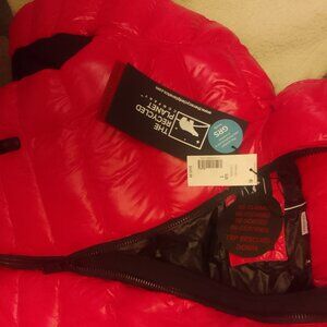 The Recycled Planet Co. Women's Fuchsia Puffer Jacket - Size S - Recycled Down